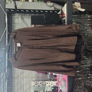 White stag brown button up top size 3x